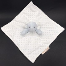 Blankets &amp; Beyond Elephant Lovey Stars Blue White Security Blanket Soother - $14.99