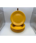Set of 5 Vintage Homer Laughlin Fiestaware FIESTA YELLOW Salad Plates - €43,27 EUR