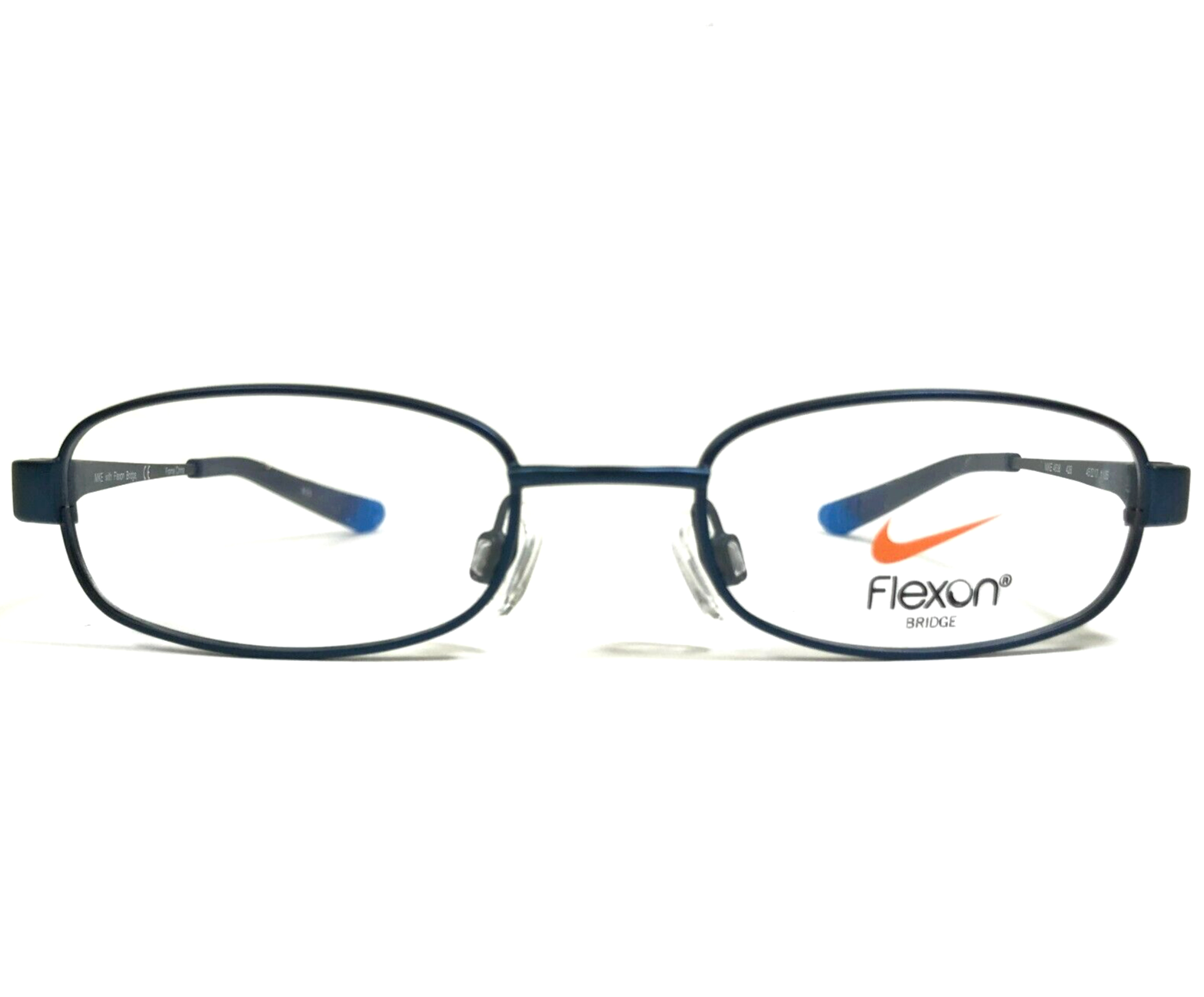 Nike with Flexon Kids Eyeglasses Frames 4638 426 Matte Blue Oval 45-17-125 - £89.40 GBP