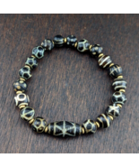 South Asian Burmese Antiques Trade Pumtek petrified Wood Beads Lot BR-19 - $2,768.96 MXN