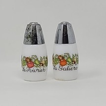 VTG 1970s Gemco Spice of Life Salt &amp; Pepper Shakers Corning Ware Matchables - $17.81