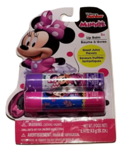 Minnie Mouse Lip Balm 2 Pack - Strawberry and Cotton Candy Flavors