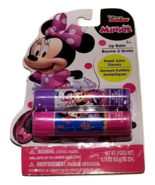 Minnie Mouse Lip Balm 2 Pack - Strawberry and Cotton Candy Flavors - £6.28 GBP