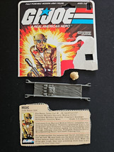 GI Joe 1983 DOC Medic File Card And Accessories Only NO FIGURE - $400.25 MXN