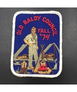 1974 Boy Scouts Old Baldy Council BSA Fall &#39;77 Patch Camping 3&quot; x 4&quot; - £9.58 GBP