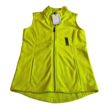Oakley Lime Green Fleece Sleeveless Zipper Vest NWT Small New Skiing War... - $28.04