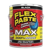 Sealer Flex Seal Flex Paste PFSMAXBLK01 Max 12 Lb Black Dented Can - $108.89