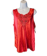 Vintage Women&#39;s Red Camisole/Nighty Sensual Seductive by Cinema Etoile N... - $39.08 CAD