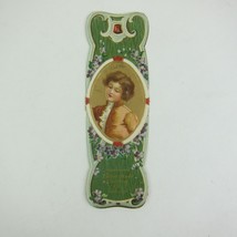 Victorian Trade Card Die Cut Bookmark Tailor Made Clothing Co Chicago Embossed - £14.95 GBP