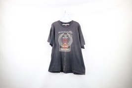 Vtg 90s Harley Davidson Mens XL Faded 90th Anniversary Double Sided T-Shirt USA - £54.30 GBP