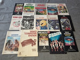 Lot of 15 Atari 2600 [Instruction Books Manuals ONLY] d - £15.02 GBP