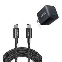Anker New Nylon USB C to USB C Cable 100W 10ft, USB 2.0 Type C Charging Cable Fa - £52.32 GBP
