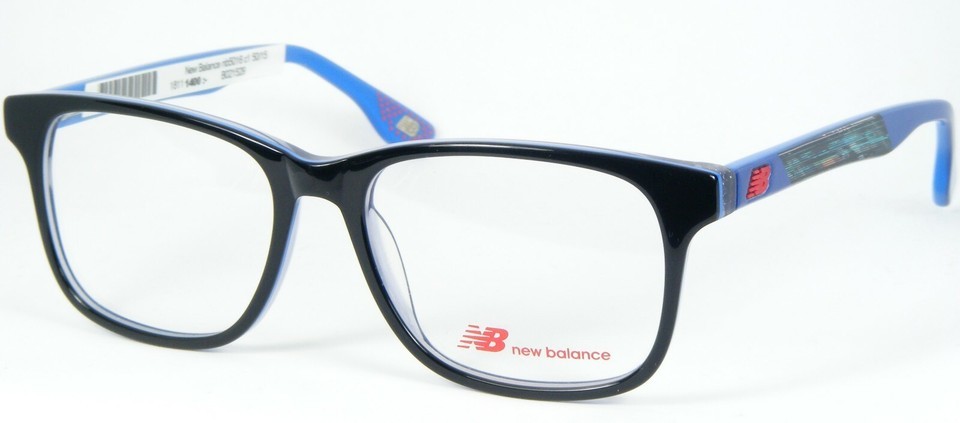 New Balance NB 5016 1 BLACK /BLUE /CLEAR EYEGLASSES GLASSES FRAME 50-15-... - $66.90