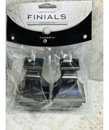 Cambria Classic Finials Graphite Complete Park Square-Classic Set Of 2 - $56.31