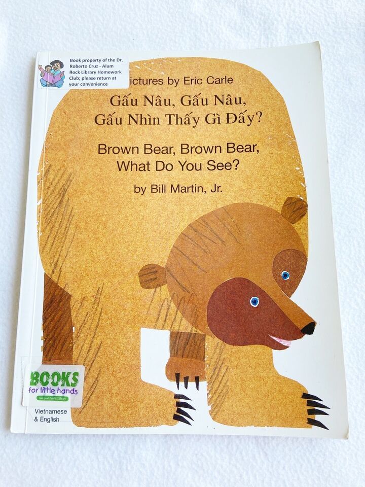 GẤU NÂU, GẤU NÂU, ... BY BILL MARTIN, JR. , PICTURE BOOK, PAPERBACK, VIE... - $6.39