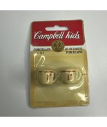 Campbell&#39;s Kids Soup 1996 Small Mini Dollhouse Porcelain Bowl Cup Mug Set - $11.68 CAD