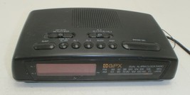 GPX Gran Prix AM FM Alarm Clock Radio Dual Alarm D602 - $4.98