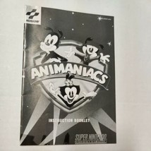 Animaniacs SNES Super Nintendo Instruction Manual Only!  - $4.94