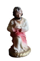 Vtg Nativity Christmas Joseph Hard Plastic Figure Kneeling Hands Folded ... - $195.35 MXN