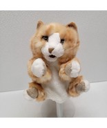 Folkmanis Orange Tabby Kitten Kitty Cat Plush Full Body Hand Puppet 8&quot; R... - £11.53 GBP