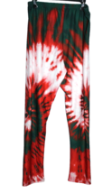 Lily by Firmiana Leggings Women&#39;s Pull-On Stretch Christmas Tie-Dye Size... - $18.00