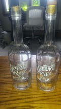 Lot of 2 Empty Sazerac Rye 750ML Whiskey Bottles Crafts Recycle - $22.99