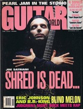 ORIGINAL Vintage November 1993 Guitar World Magazine Joe Satriani - £15.63 GBP