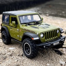 1:32 Jeeps Wrangler Rubicon Off-Road Alloy Model Car Diecasts Metal Casting Soun - £14.53 GBP