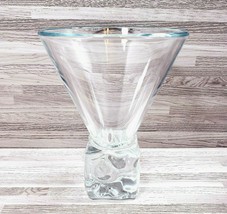 Vintage DiSaronno Melting Ice Cube Base Martini Cocktail Glass - £12.50 GBP