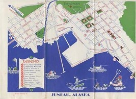 Juneau Alaska Brochure and Map Gray Line  - £13.97 GBP