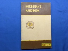 Horseman&#39;s Handbook California State Horsemen&#39;s Association - 1958-1959 ... - $470.65 MXN