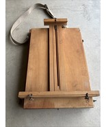 Vintage Adjustable Portable Wood Easel Original Hardware FRANCE Brev Sgdg - $5,002.66 MXN