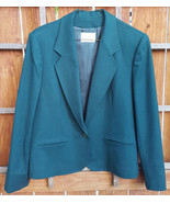 Pendleton Women&#39;s Wool Jacket/Blazer-Lined-Dark Green-1 Button-Collar-Wh... - €47,66 EUR