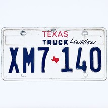  United States Texas Base Truck License Plate XM7 140 - £13.33 GBP