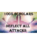 100X 7 SCHOLARS DEFLECT ALL ATTACKS &amp; ENEMIES EXTREME ADVANCED MASTER MA... - £23.54 GBP