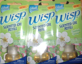 (10) Glade Wisp Scented Oil Refills Suddenly Spring - £23.48 GBP