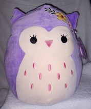 Squishmallows Holly the Purple &amp; White Owl 13&quot; NWT - £21.70 GBP