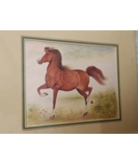 Brown Horse Abstract Painting on silk Handmade Miniature Art Work | 8x6 inch