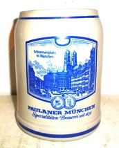 Brauerei Paulaner Munich City Monuments &amp; Sites German Beer Stein - $8.95