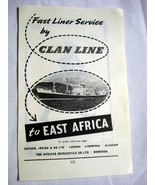 1960 Two Page Africa Ad Clan Line Fast Liner Service &amp; Johnnie Walker Sc... - $12.32 CAD