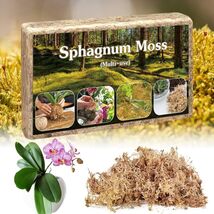 Sphagnum Moss,Sphagnum Moss for Plants,4 QT Natural Long Fibered Sphagnu... - $17.84