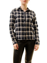 SUNDRY Womens Shirt Double Pocket Cosy Fit Casual Blue Combo Size S - £38.97 GBP