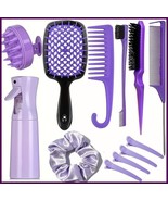 12Pcs Hair Comb &amp; Detangling Brush Set for Women | Curly Hair Styling Ki... - €18,68 EUR