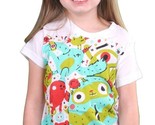 Iron Fist Girls White Party Critters Monsters Youth Little Big Kids T-Sh... - £15.05 GBP