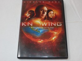 Knowing DVD 2009 Sci-Fi &amp; Fantasy Rated-PG13 Nicolas Cage Rose Byrne Chandler Ca - £12.31 GBP