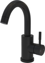 Bathfinesse Bar Sink Faucet Matte Black Bathroom Kitchen Faucet, Stainless Steel - £35.16 GBP