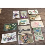Lot of 10+ Antique Postcards Holidays Landscapes Architecture KG JD - $27.15 CAD