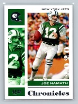 Joe Namath #75 2020 Panini Chronicles New York Jets - £1.27 GBP