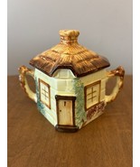 Vintage Keele Street Pottery  England English Cottage Shaped Sugar Bowl - $27.12 CAD