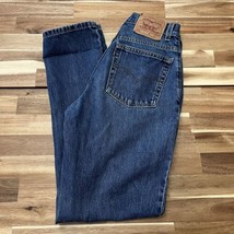 Vintage Levis 550 Womens 8 L Relaxed Fit Tapered Leg Mom Jeans Denim USA Made - £23.91 GBP